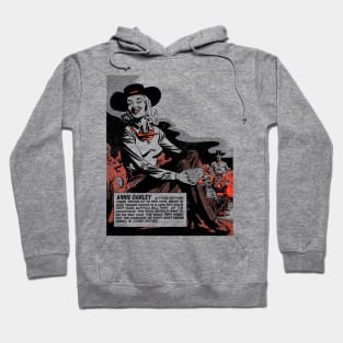 Annie Oakley Buffalo Bill Western Cowboy Retro Comic Hoodie